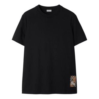 Burberry 26 Check Label Cotton T-shirt Black 81048891