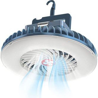 OEM L&aacute;mpara Led De Camping De 1 Pieza Con Ventilador Recargable Por Usb, Ventilador De Camping Con Luz, Linterna Para Tienda De Campa&ntilde;a, Accesorios Para A