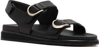 FRANKiE4 Thompson II Sandal in Black/Silver at Nordstrom, Size 7.5