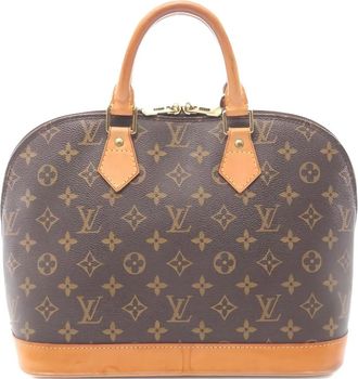 Louis Vuitton 1999 Alma PM monogram tote bag - Brown