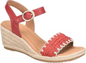 S&ouml;fft Womens Inez Wedge Sandals In Red