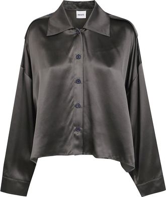 Khaite Shirts - Dames - Overhemden - Groen - S - Overhemden