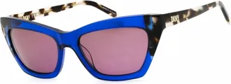 DKNY Ladies Brown Cat Eye Sunglasses DK547S