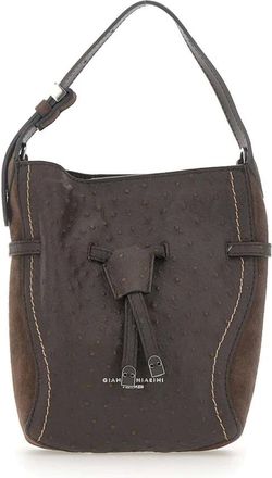 Gianni Chiarini Tassen, Dames, Bruin, ONE Size, Leer, Sienna Handtas