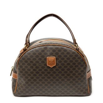 Celine Pre-owned Womens Dome Top Handle Handbag - Brown - One Size