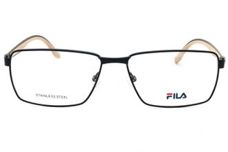 Fila VFI029 Rectangular Metal Frame Eyeglasses - Blue