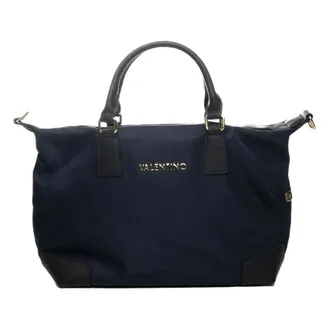 Mario Valentino Dames, Tassen, Blauw, Maat: ONE Size Nylon