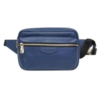 Louis Vuitton Pre-owned Bumbag Outdoor M33455 - Heren - Pre-owned - Blauw - Maat: ONE Size Leer