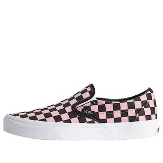 Vans Classic Slip-On Checkerboard Pink Black VN000D6YPIB