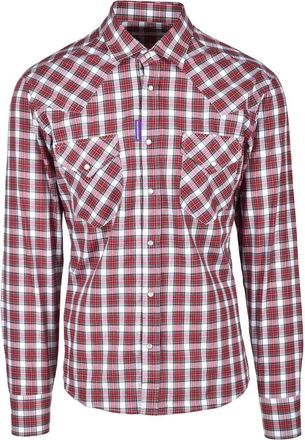Takeshy Kurosawa Red/Green Cotton Shirt
