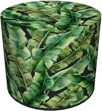 OEM Puf Impermeable Codura Para Hogar Y Jard&iacute;n - Estampado Ibiza Night, Elegante, C&oacute;modo, Estable, Con Cremallera, 40 Cm, Bertoni