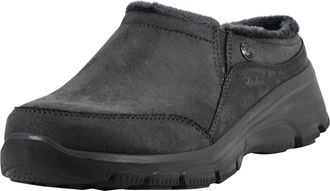Skechers Womens Easy Going-Latte-Twin Gore Slip-on Mule, Charcoal, 8.5 M US, Charcoal, 8.5