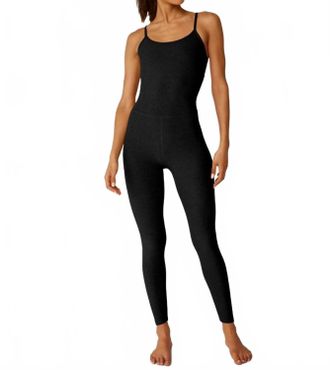 Beyond Yoga Spacedye Uplevel Midi Jumpsuit In Darkest Night