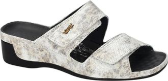 Vital Tina Wedge - Dames - Sleehakken - Grijs - 41 EU - Leer - Schoenen