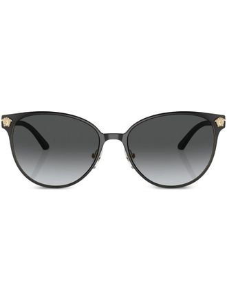 Versace Medusa-plaque sunglasses - Black