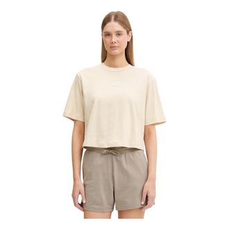 Emporio Armani Emporio Armani Ea7, Dames, Tops, Beige, Maat: XS Katoen