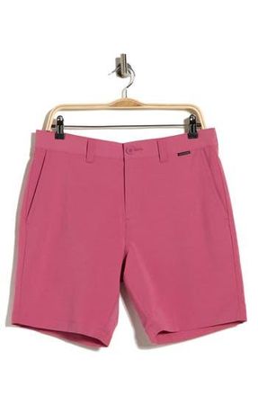 Travis Mathew Open to Close Tech Chino Shorts in Rose Wine at Nordstrom Rack, Size 32