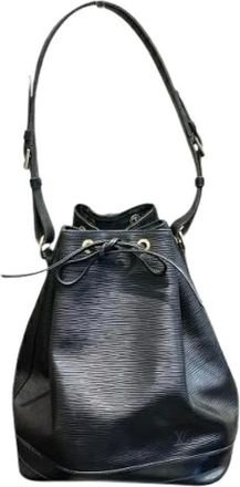 Louis Vuitton Pre-owned Bucket Bags, female, Black, Size: ONE SIZE Pre-owned Noe Epi Shoulder Bag