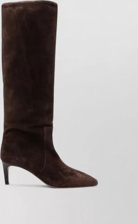 PARIS TEXAS leather stiletto knee-high boots