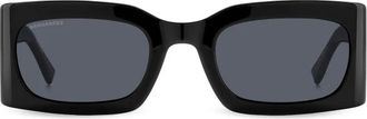 Dsquared2 D2 0109/S Zonnebril - Dames - Zonnebrillen - Zwart - ONE Size - Accessoires