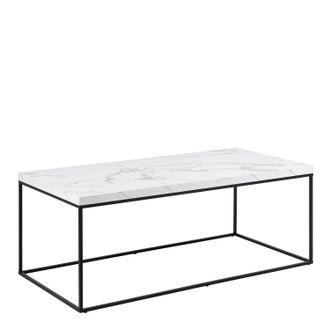 Furniture To Go Barossa Coffee Table with White Marble Effect Top