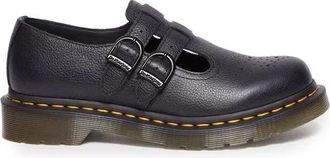 Dr. Martens Zwarte leren platte schoenen damescollectie - Dames - Loafers - Zwart - 38 EU - Leer - Schoenen