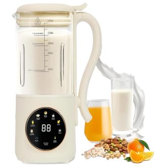 OEM M&aacute;quina Para Hacer Leche De Soja, Capacidad De 1400 Ml, Vidrio Resistente Al Calor, Funcionamiento Con Un Solo Bot&oacute;n, Funci&oacute;n De Autolimpieza, Uso Mul