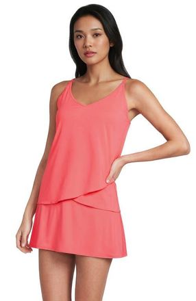 Lands End Tulip Hem Tankini Top in Wood Lily at Nordstrom, Size X-Large P