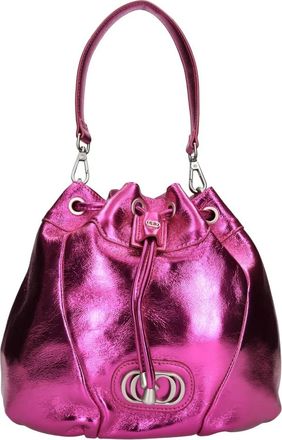 La Carrie Glamour Bucket Bag - Dames - Schoudertassen - Roze - ONE Size - Leer - Tassen