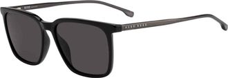 HUGO BOSS Grey Square Mens Sunglasses BOSS 1086/S/IT 0807/IR 56
