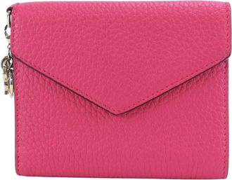 Dior Navy Pink Leather Wallet (Tri-Fold) (Pre-Owned)