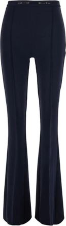 Elisabetta Franchi Flare Pants - Dames - Wijde Broeken - Blauw - L - Broeken
