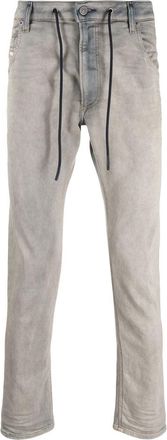 Diesel Krooley drawstring tapered jeans - men - Cotton/Polyester/Spandex/Elastane - 28 - Blue