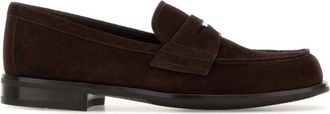 Prada Brown Suede Loafers