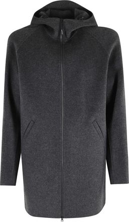 Aspesi Super Doppel Wool Jacket - Heren - Mantel - Grijs - 2XL - Wol - Jassen