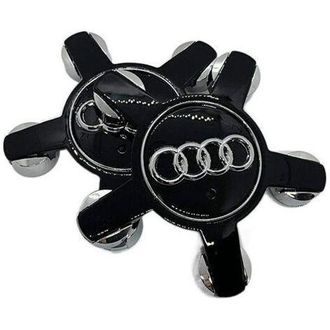 OEM Ensemble De 4 Enjoliveurs De Roue Pour Audi A3, A4l, A5, A6l, A8l, Q3, Q5 Enjoliveurs De Roue, Accessoires Auto, 135 Mm, Noir