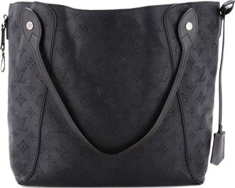Louis Vuitton Hina Handbag Mahina Leather MM shoulder bag - Zwart