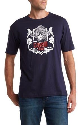 Cavalli Graphic T-Shirt in Navy at Nordstrom Rack, Size Large