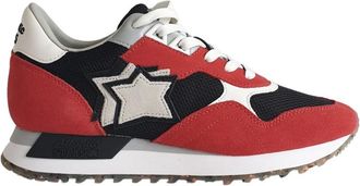 Atlantic Stars Leren en Stoffen Sneakers - Heren - Sneakers - Veelkleurig - 41 EU - Leer - Schoenen