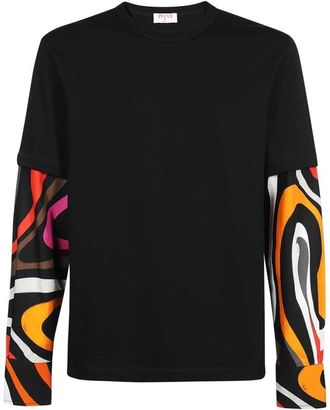 Pucci Hombre, Camisetas, Negro, Talla: S