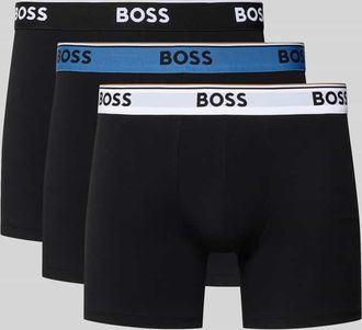 HUGO BOSS Trunks aus Baumwoll-Mix im 3er-Pack Modell BOXER in Black, Größe XXL