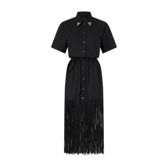 Pinko Shirt Dresses, female, Black, Size: XS Shirt Dress