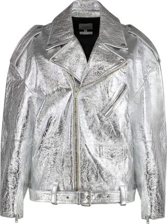 Halfboy Metallic Leather Jacket