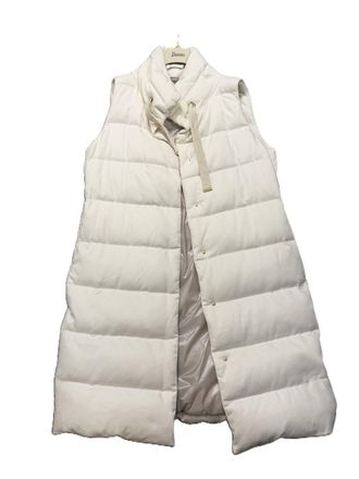 Herno Womens Puffer Vest In White