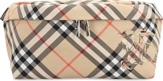 Burberry Mens Technical Fabric Belt Bag Beige Polyurethane
