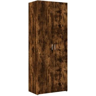 vidaXL Highboard Smoked Oak 70x42.5x185 cm Engineered Wood Vidaxl