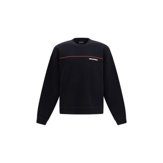 Dsquared2 Black Cotton Mens Sweatshirt