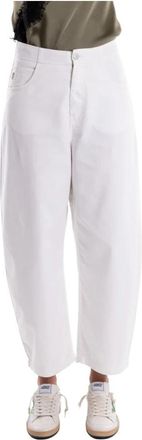 People Marion 5-Pocket Jeans - Dames - Cropped Jeans - Beige - W26 - Katoen - Jeans