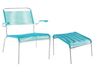 Schubiger M&ouml;bel Lounger + Hocker S&auml;ntis