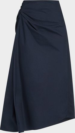 A.L.C. Tessa Ruched Midi Skirt